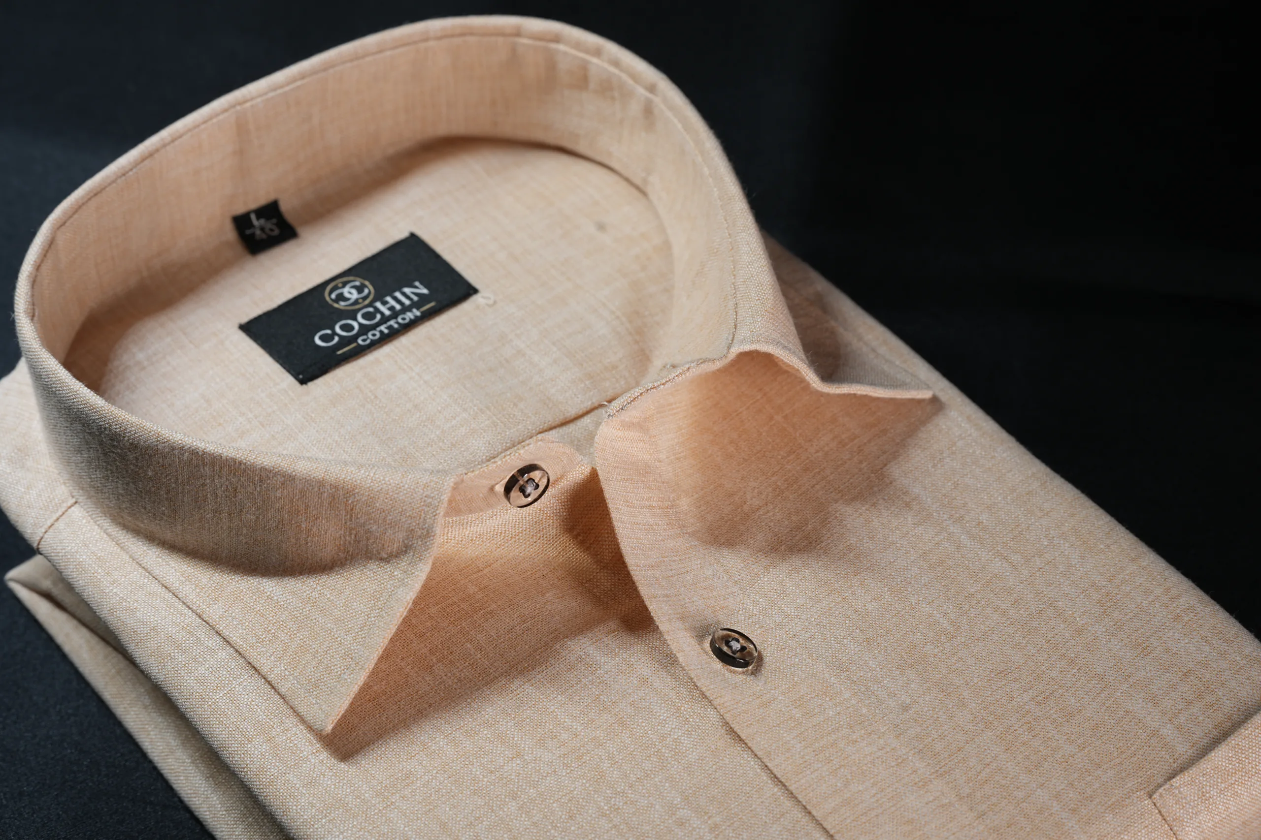 Sand Beige Linen Premium Shirt - Image 2