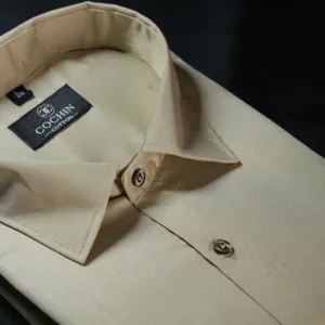 Classic Khaki Cotton Premium Shirt