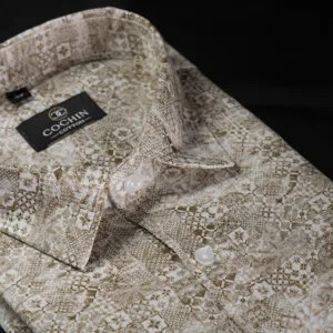 Sandstone Heritage Print Cotton Shirt